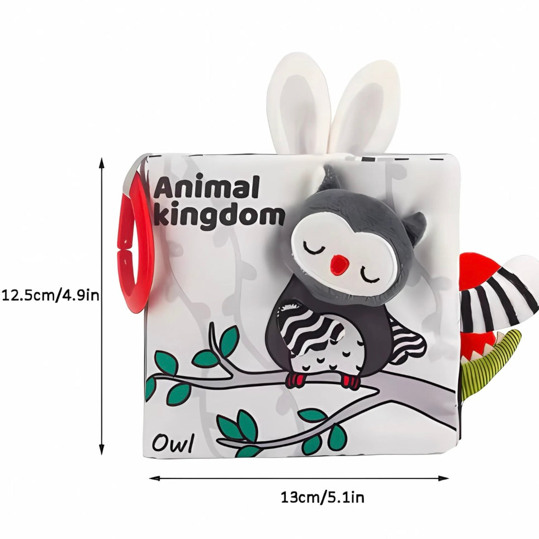 LIVRE EN TISSU ANIMAUX MARINS – JOUET MONTESSORI 1, 2 & 3 ANS – DÉCOUVERTE & MANIPULATION