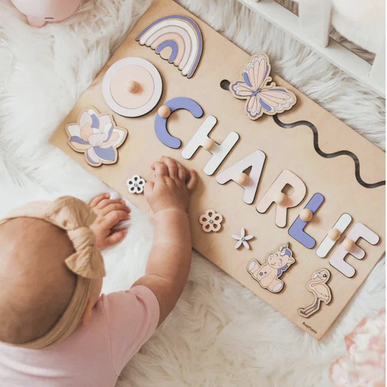 PRÉNOM EN BOIS MONTESSORI – JOUET MONTESSORI 2, 3 & 4 ANS – APPRENTISSAGE & PERSONNALISATION