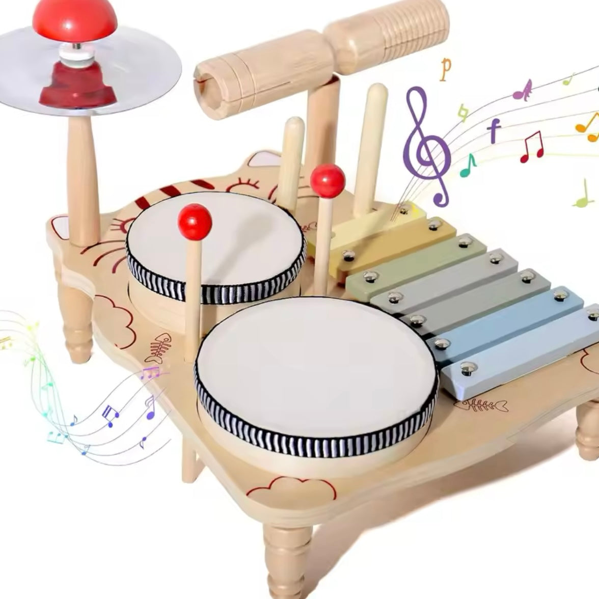 SET MUSICAL À TAMBOUR MONTESSORI