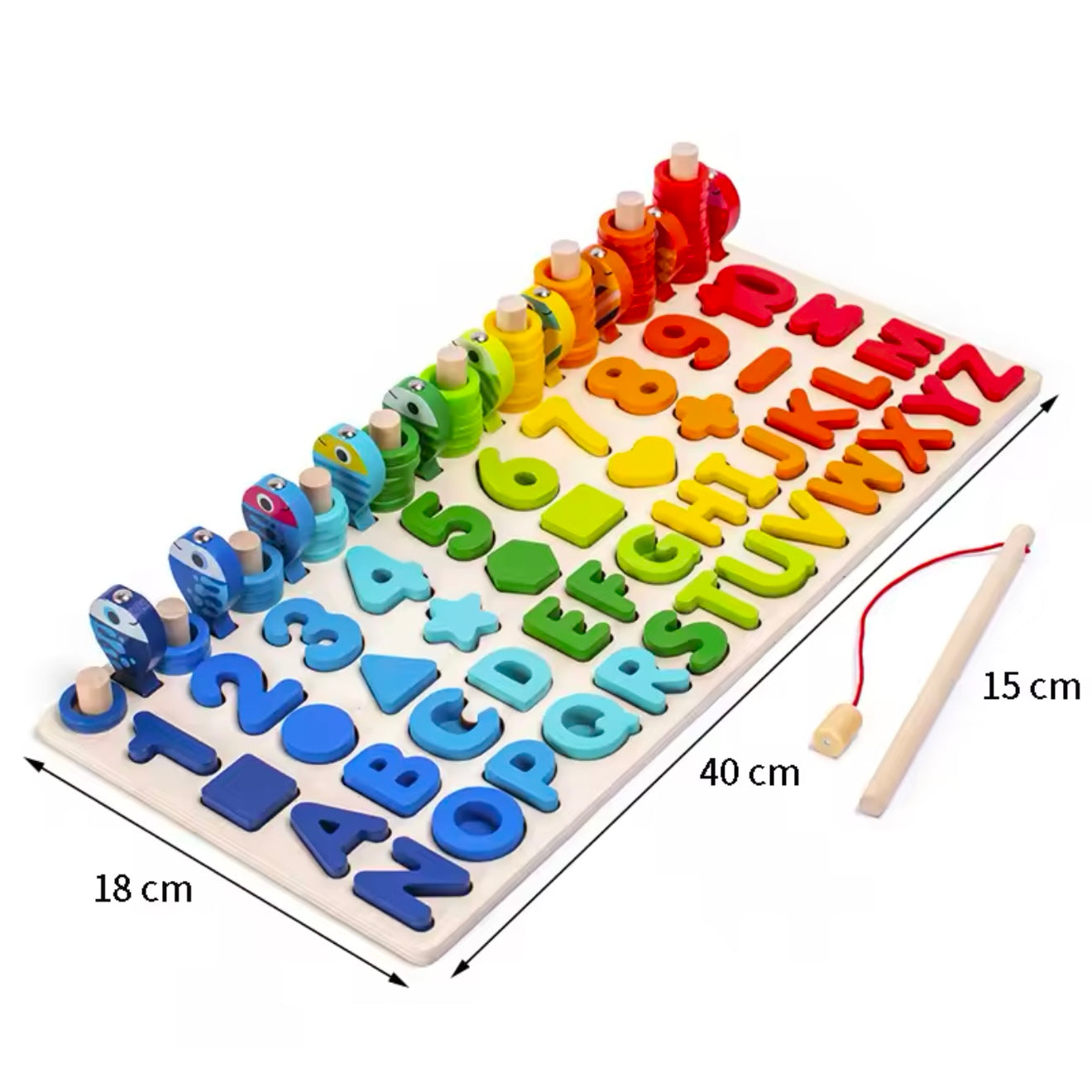 TABLEAU APPRENTISSAGE DES COULEURS ET DES LETTRES MONTESSORI