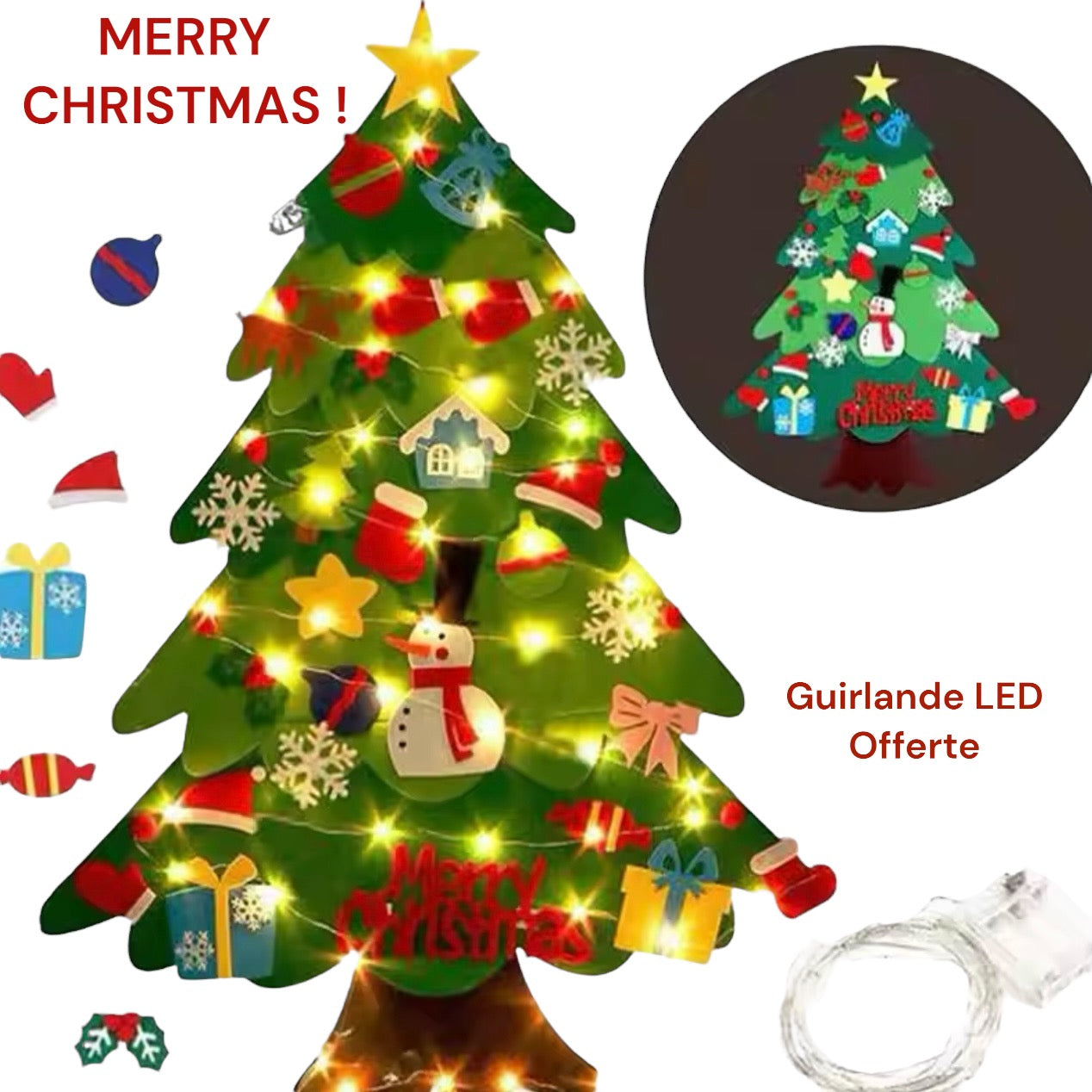 SAPIN À DÉCORER MONTESSORI