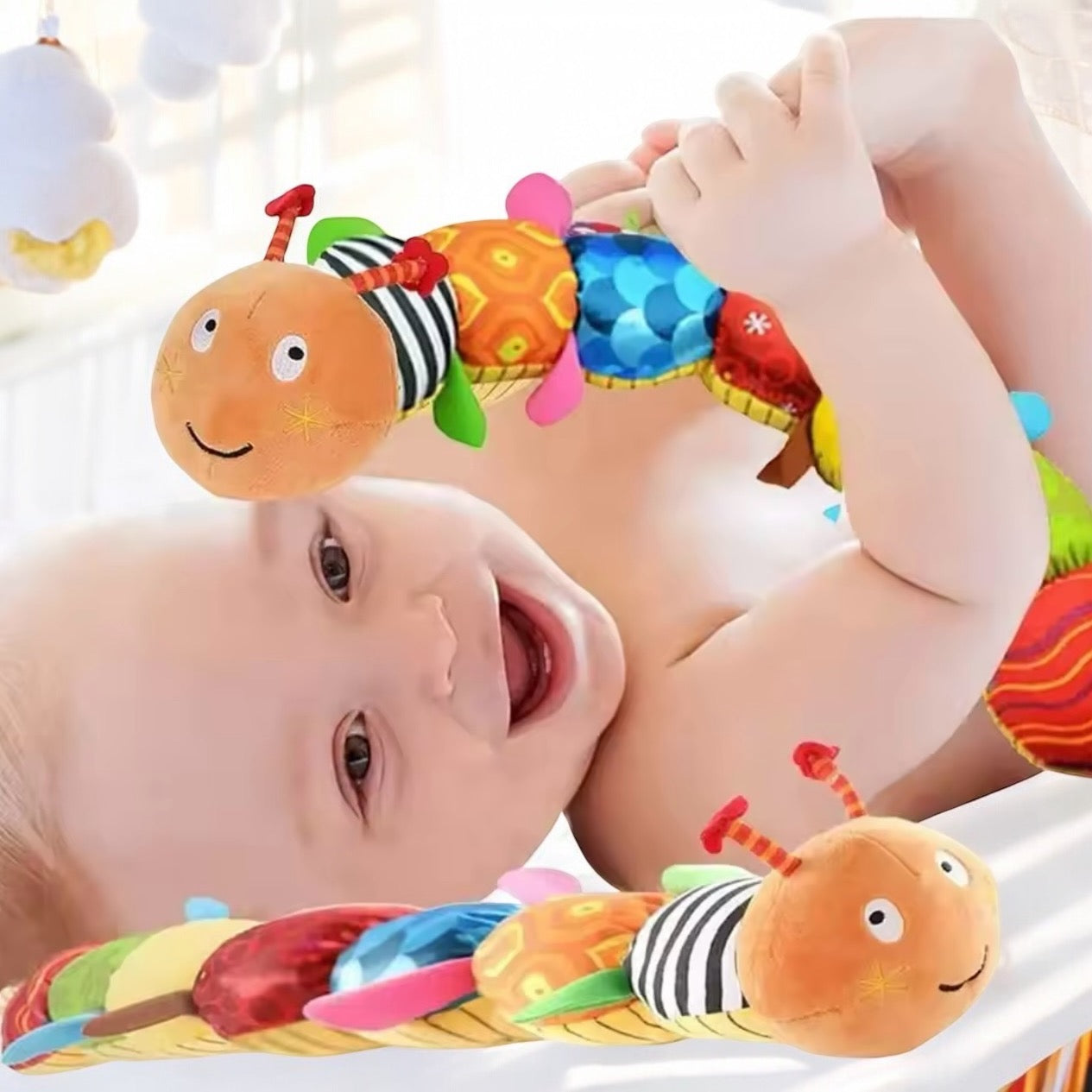 CHENILLE MUSICALE MONTESSORI – JOUET MONTESSORI 1 & 2 ANS – MUSICAL & SENSORIEL