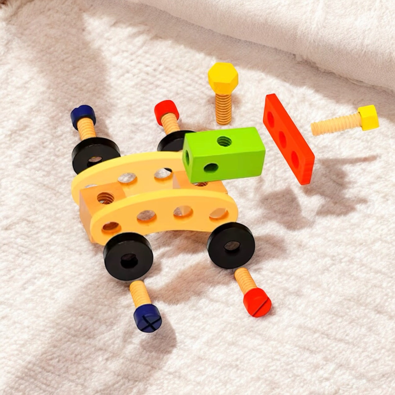 BOÎTE À OUTILS MONTESSORI – JOUET MONTESSORI 4 & 5 ANS – MOTRICITÉ & CRÉATIVITÉ