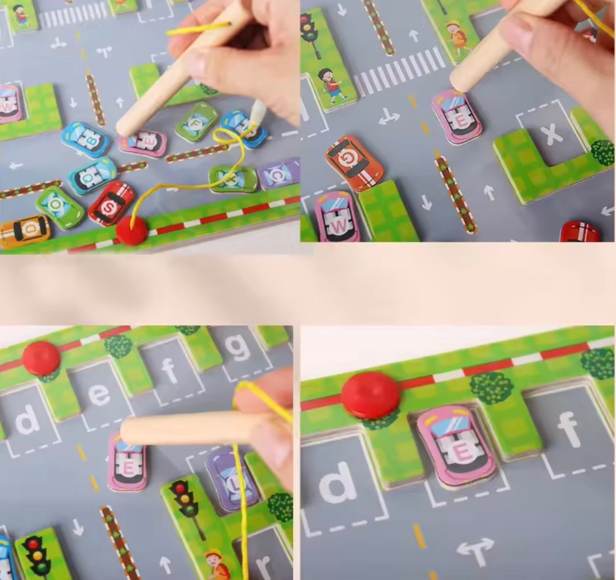 TABLEAU INTERACTIF MONTESSORI – JOUET MONTESSORI 4 & 5 ANS – LOGIQUE & MANIPULATION