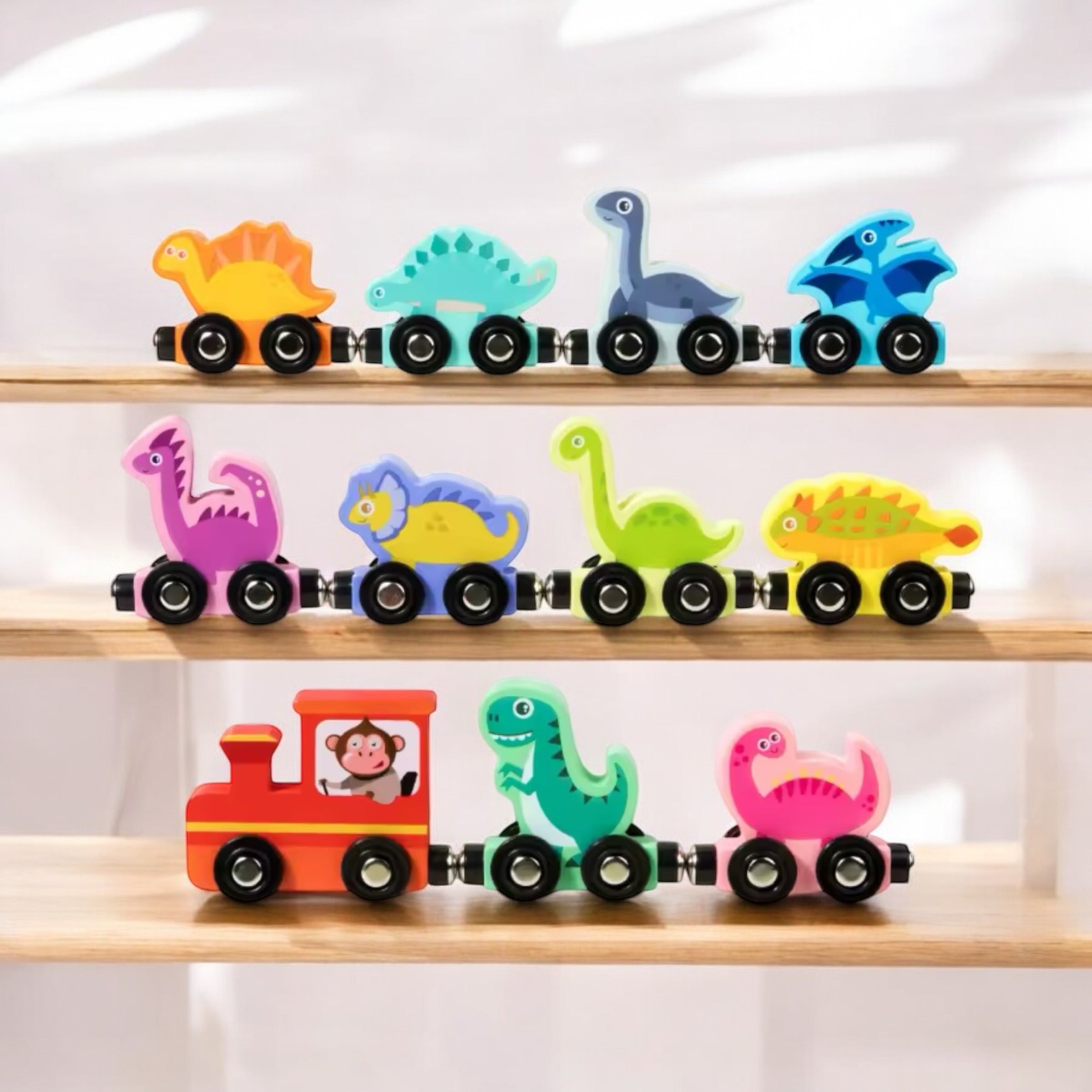 TRAIN MAGNÉTIQUE ÉDUCATIF – JOUET MONTESSORI 2 & 3 ANS