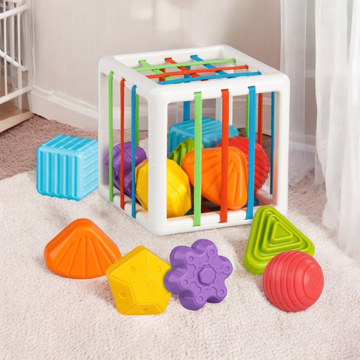 CUBE D’ACTIVITÉ – JOUET MONTESSORI 2 & 3 ANS