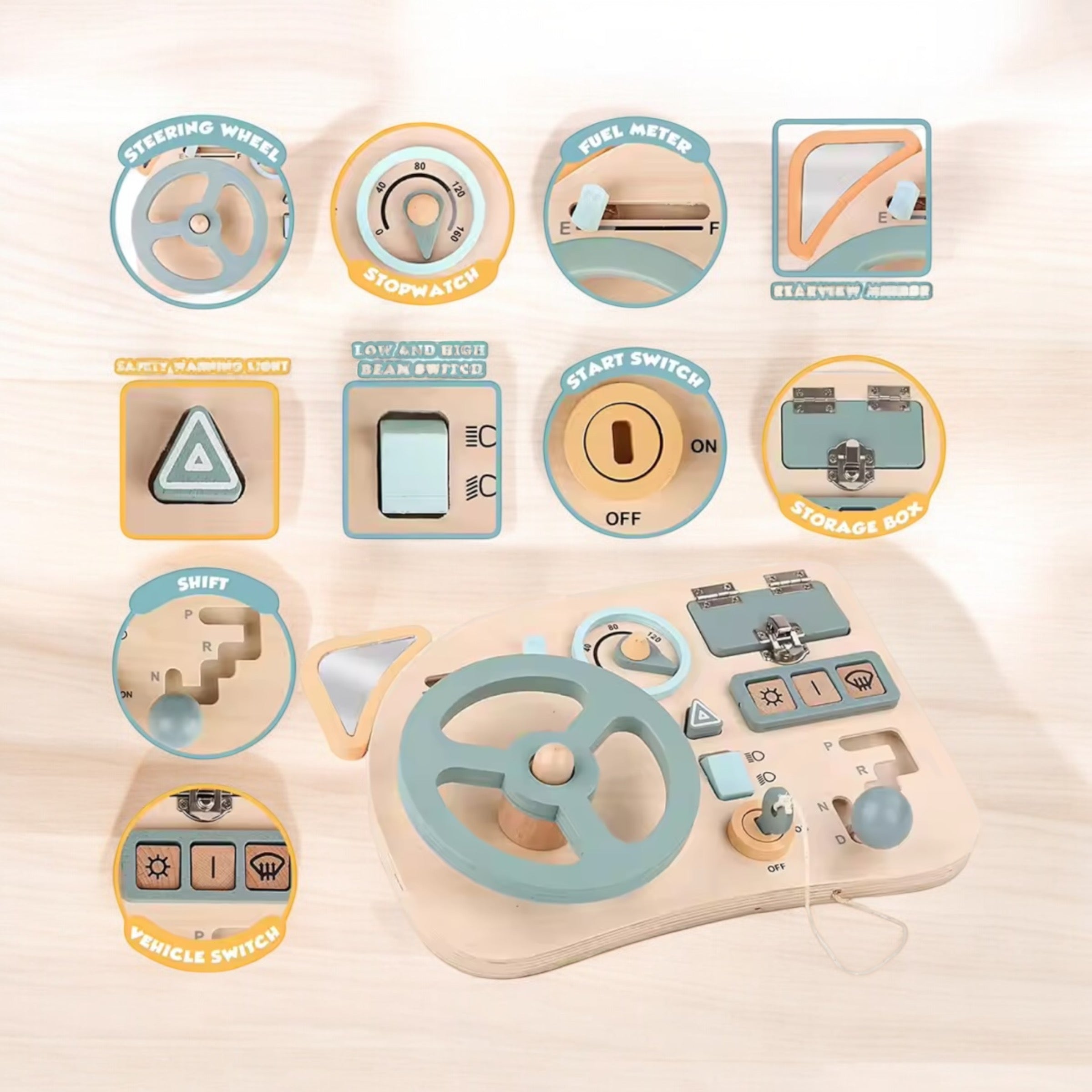 KIT D’ACTIVITÉ VOLANT – JOUET MONTESSORI 4 & 5 ANS