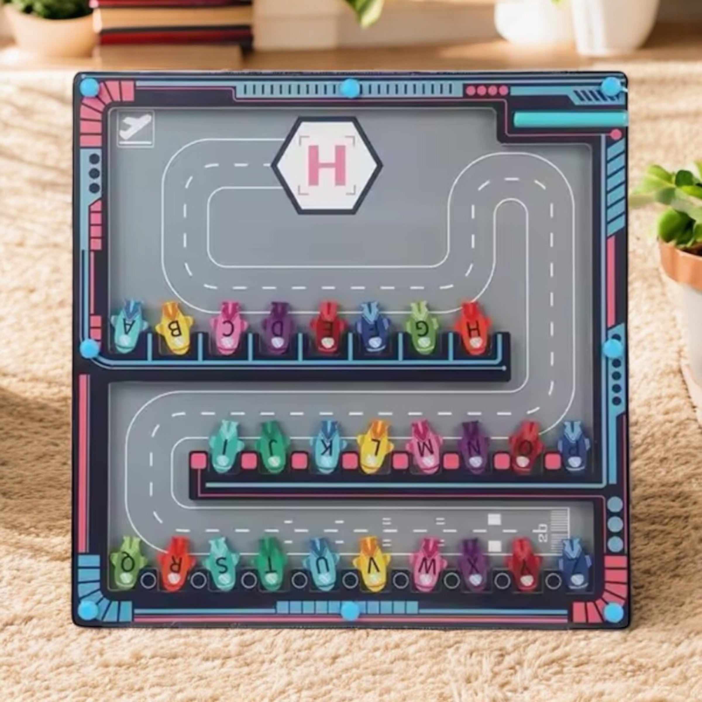 TABLEAU INTERACTIF MONTESSORI – JOUET MONTESSORI 4 & 5 ANS – LOGIQUE & MANIPULATION