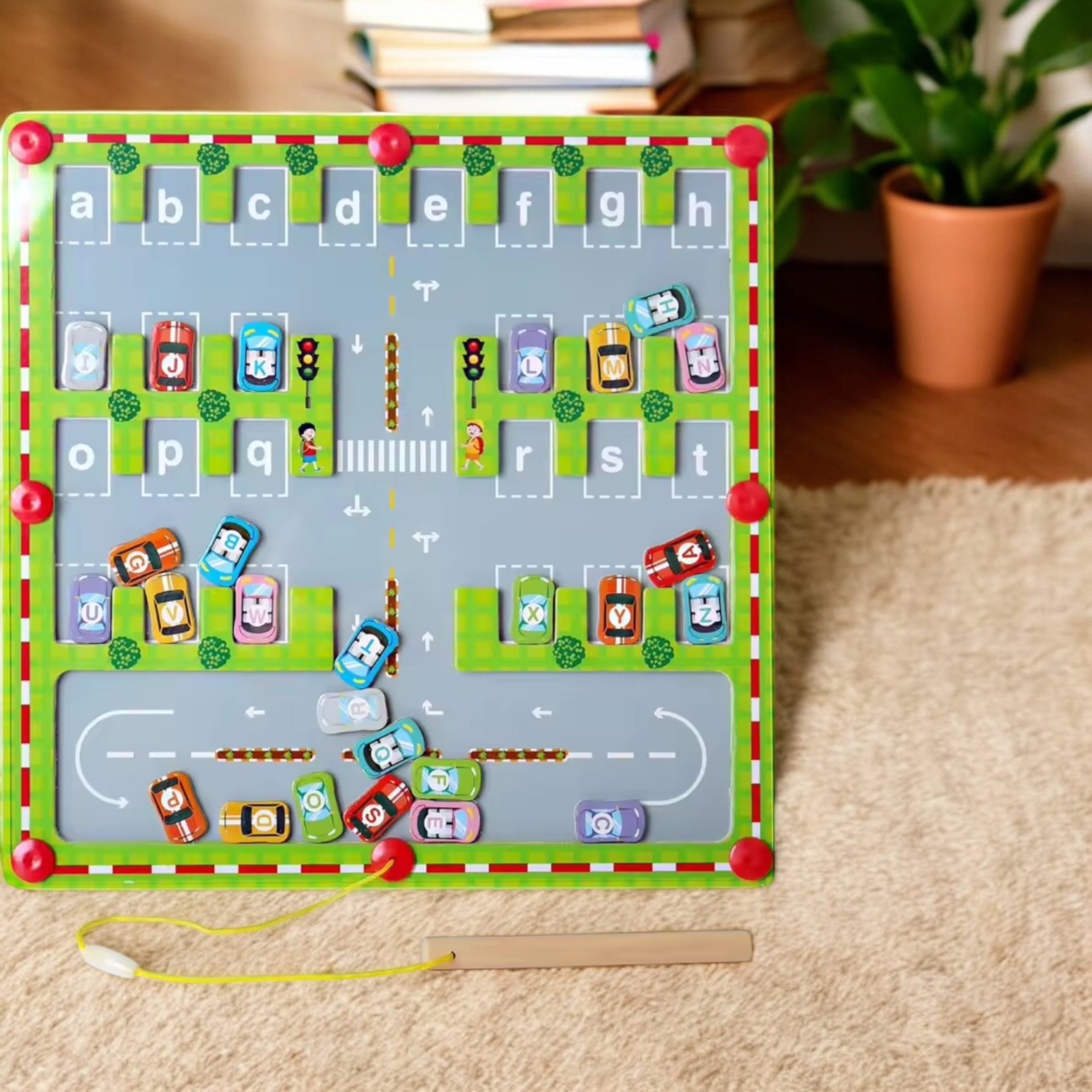 TABLEAU INTERACTIF MONTESSORI – JOUET MONTESSORI 4 & 5 ANS – LOGIQUE & MANIPULATION
