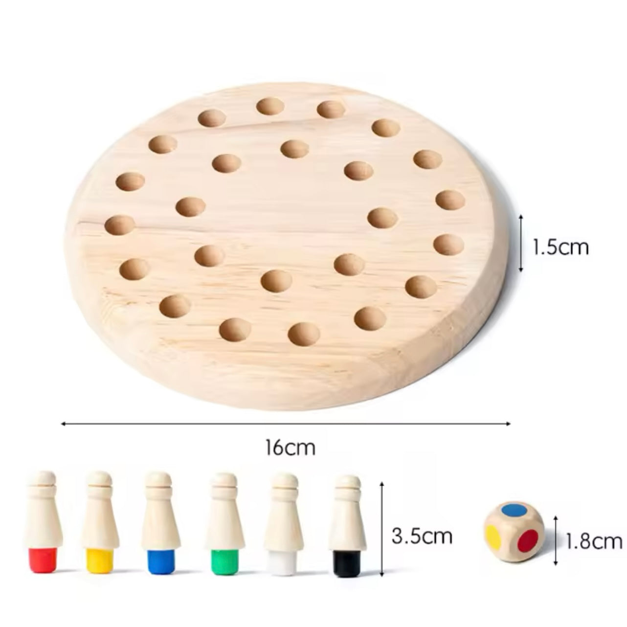 JEU DE MÉMOIRE EN BOIS – JOUET MONTESSORI 4 & 5 ANS – CONCENTRATION & OBSERVATION