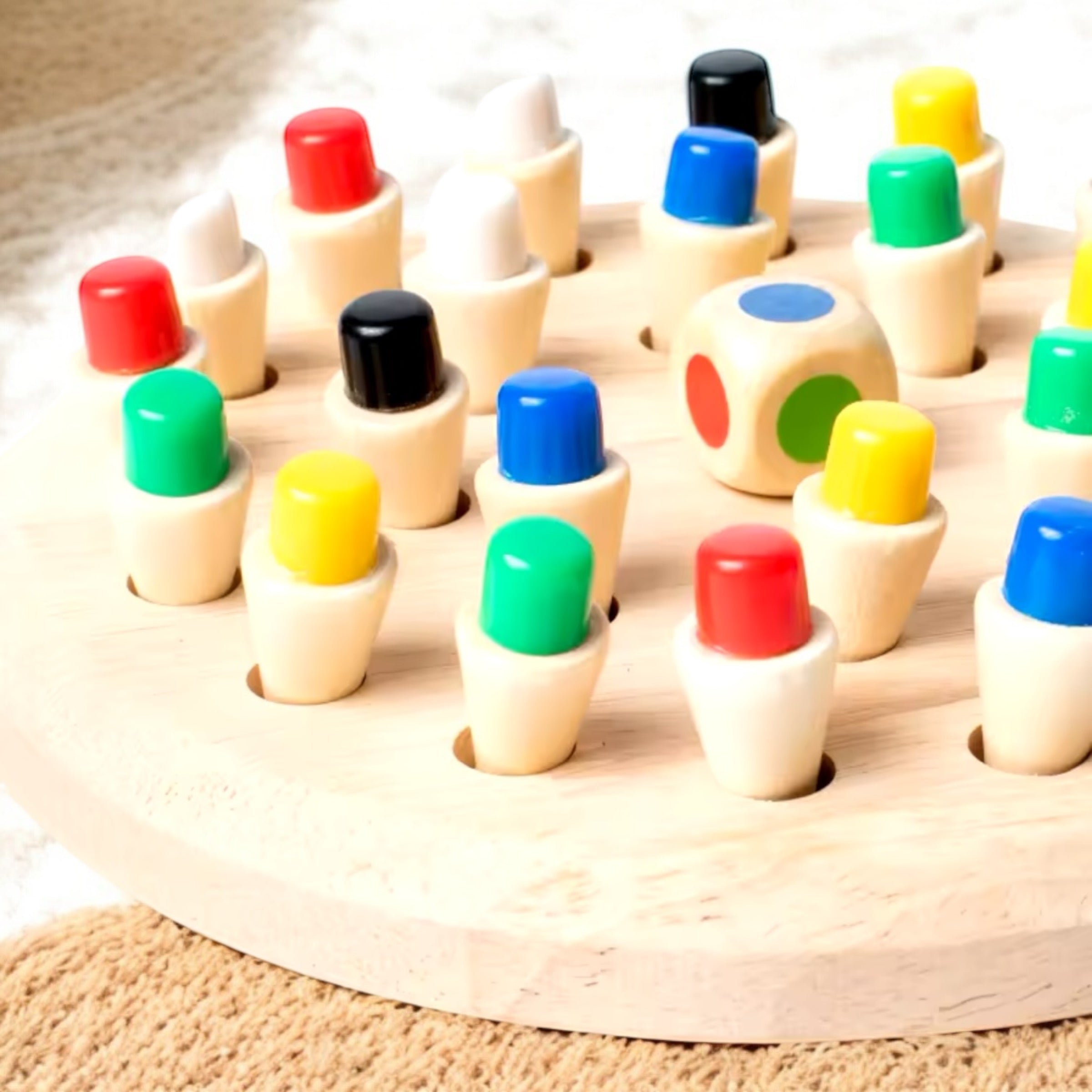 JEU DE MÉMOIRE EN BOIS – JOUET MONTESSORI 4 & 5 ANS – CONCENTRATION & OBSERVATION