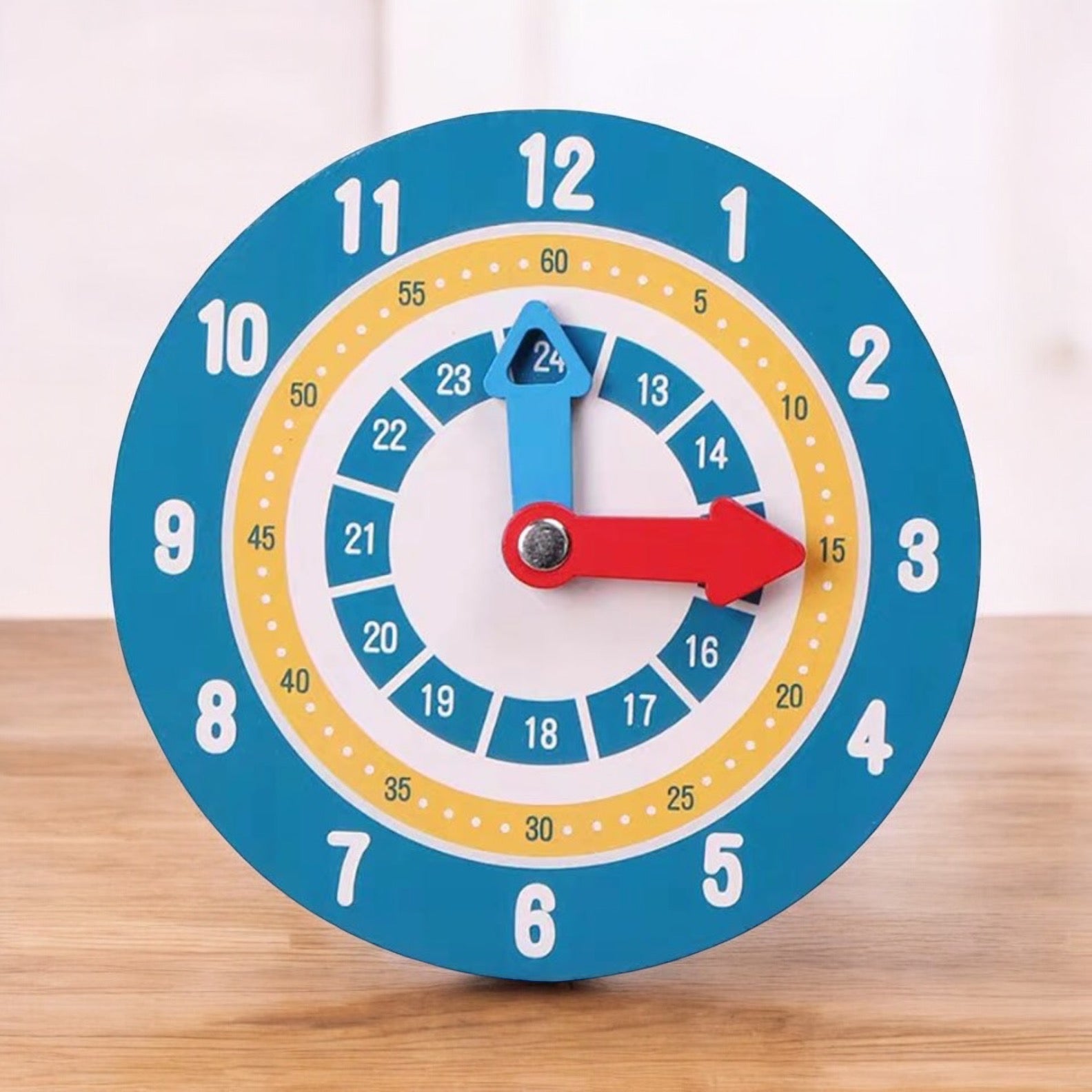 HORLOGE ÉDUCATIVE – JOUET MONTESSORI 5 ANS