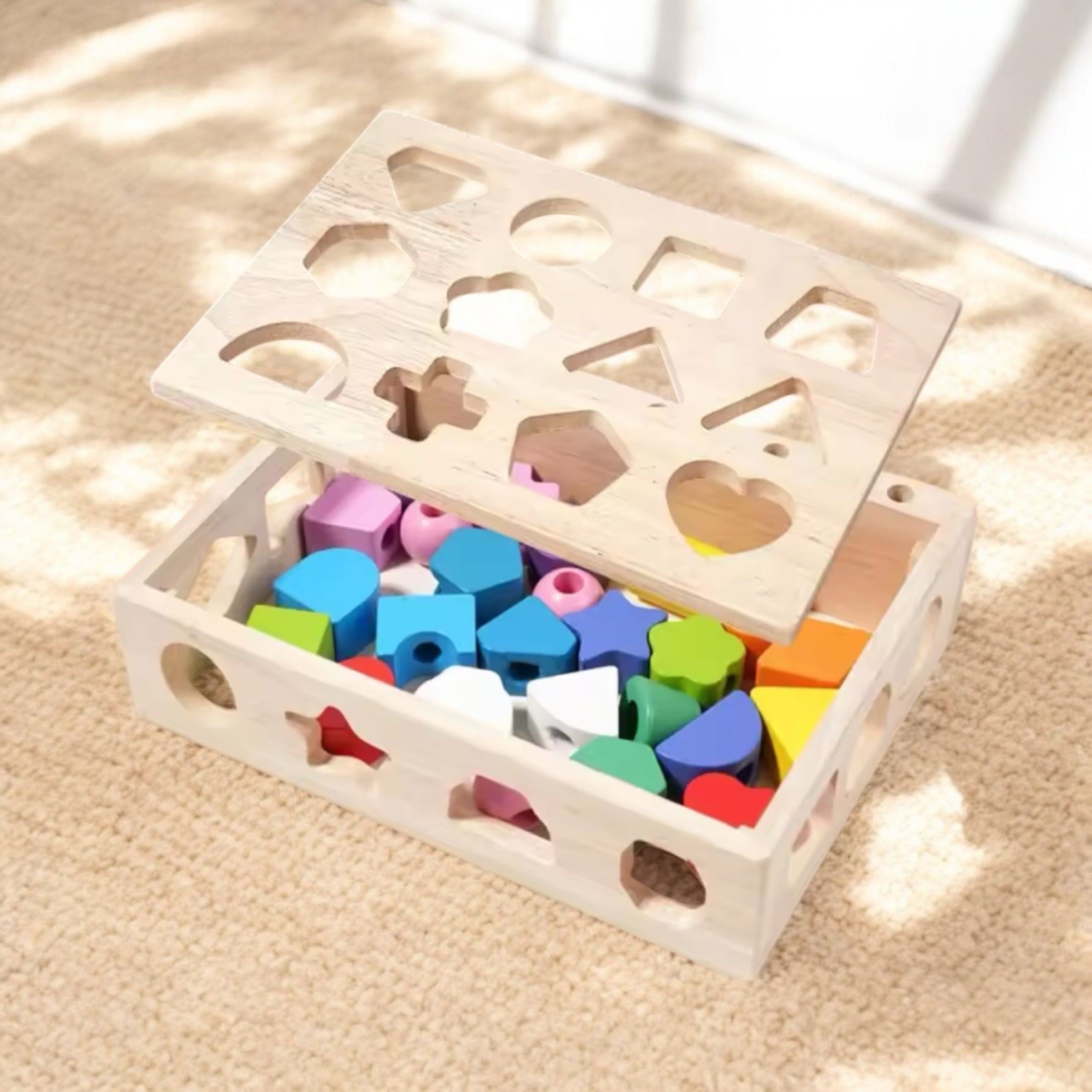JEUX À FORMES EN BOIS MONTESSORI