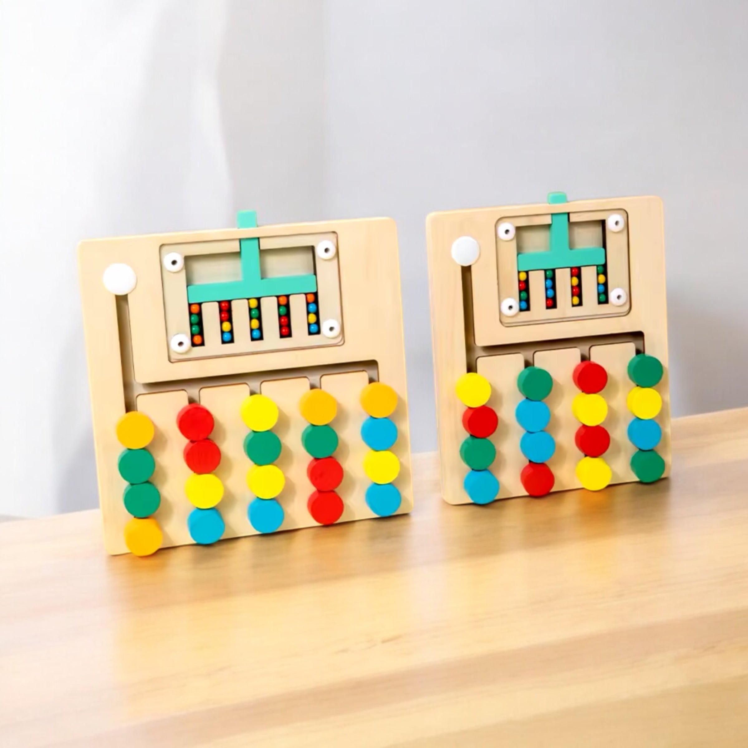 TABLEAU INTERACTIF EN BOIS MONTESSORI
