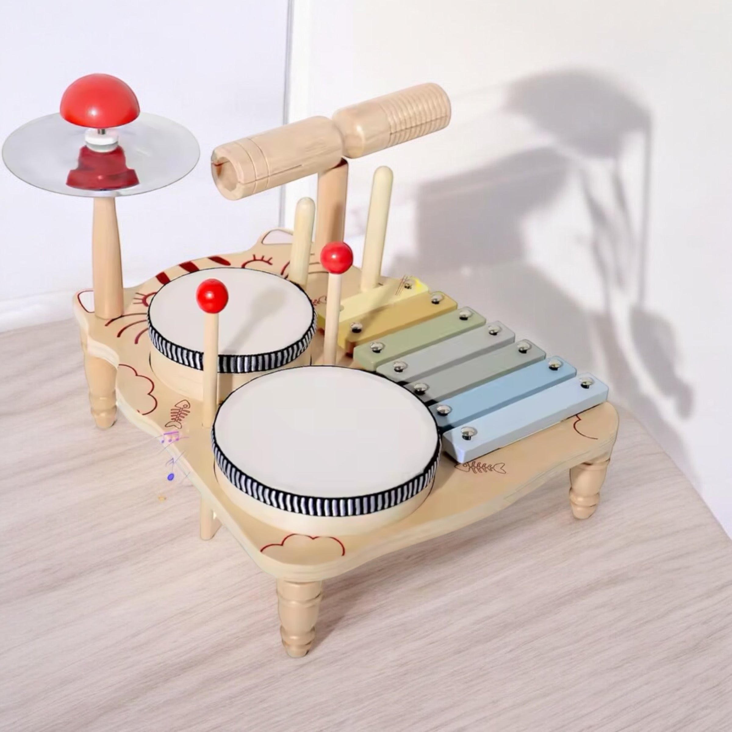 SET MUSICAL À TAMBOUR MONTESSORI
