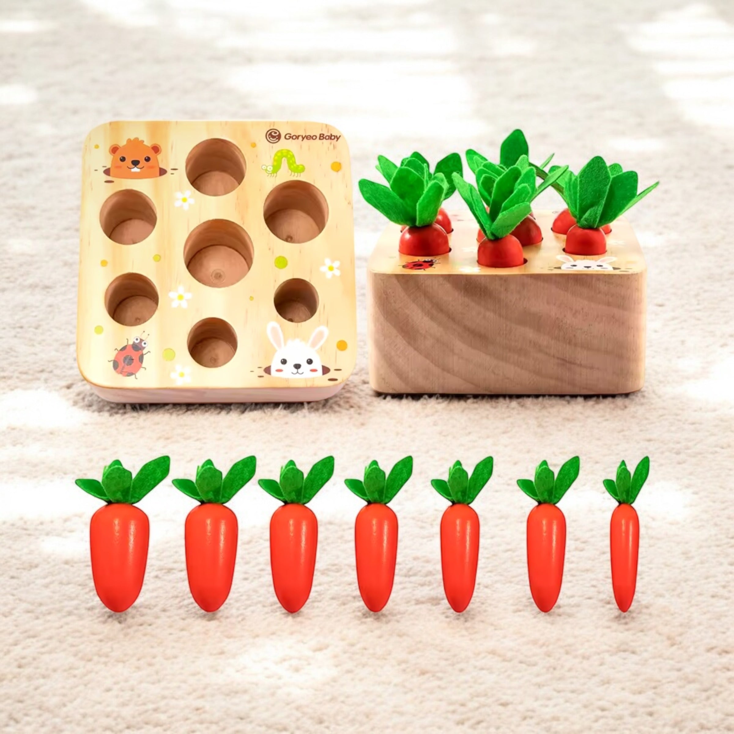 JEU DE JARDINAGE MONTESSORI AVEC LÉGUMES