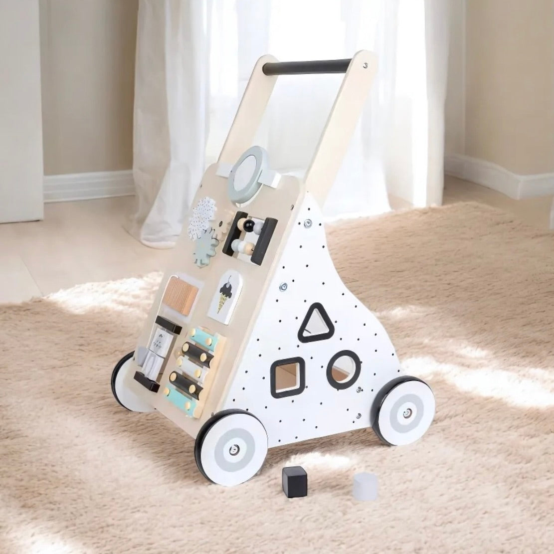 CHARIOT D’ÉVEIL MULTIFONCTION – JOUET MONTESSORI 2 & 3 ANS