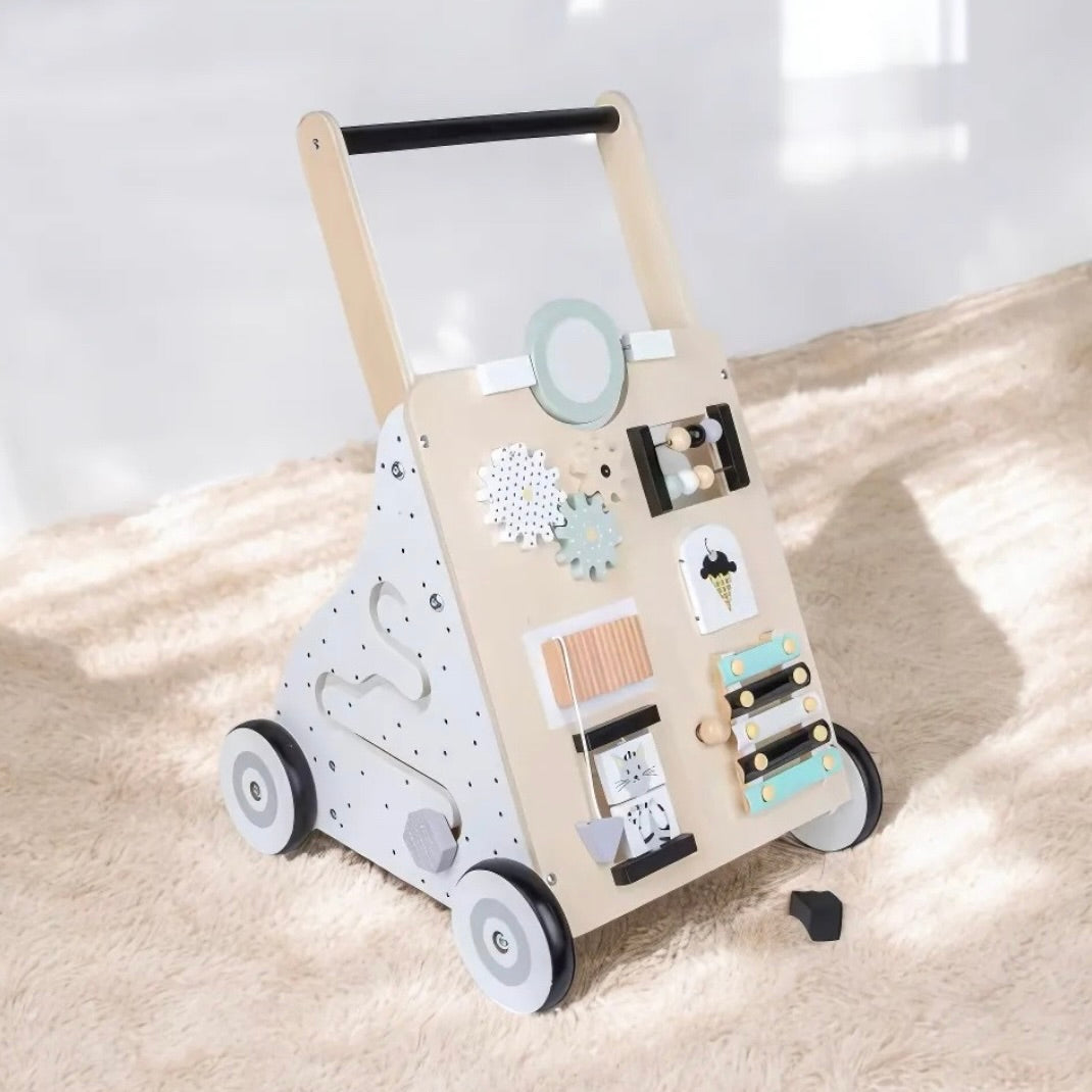 CHARIOT D’ÉVEIL MULTIFONCTION – JOUET MONTESSORI 2 & 3 ANS
