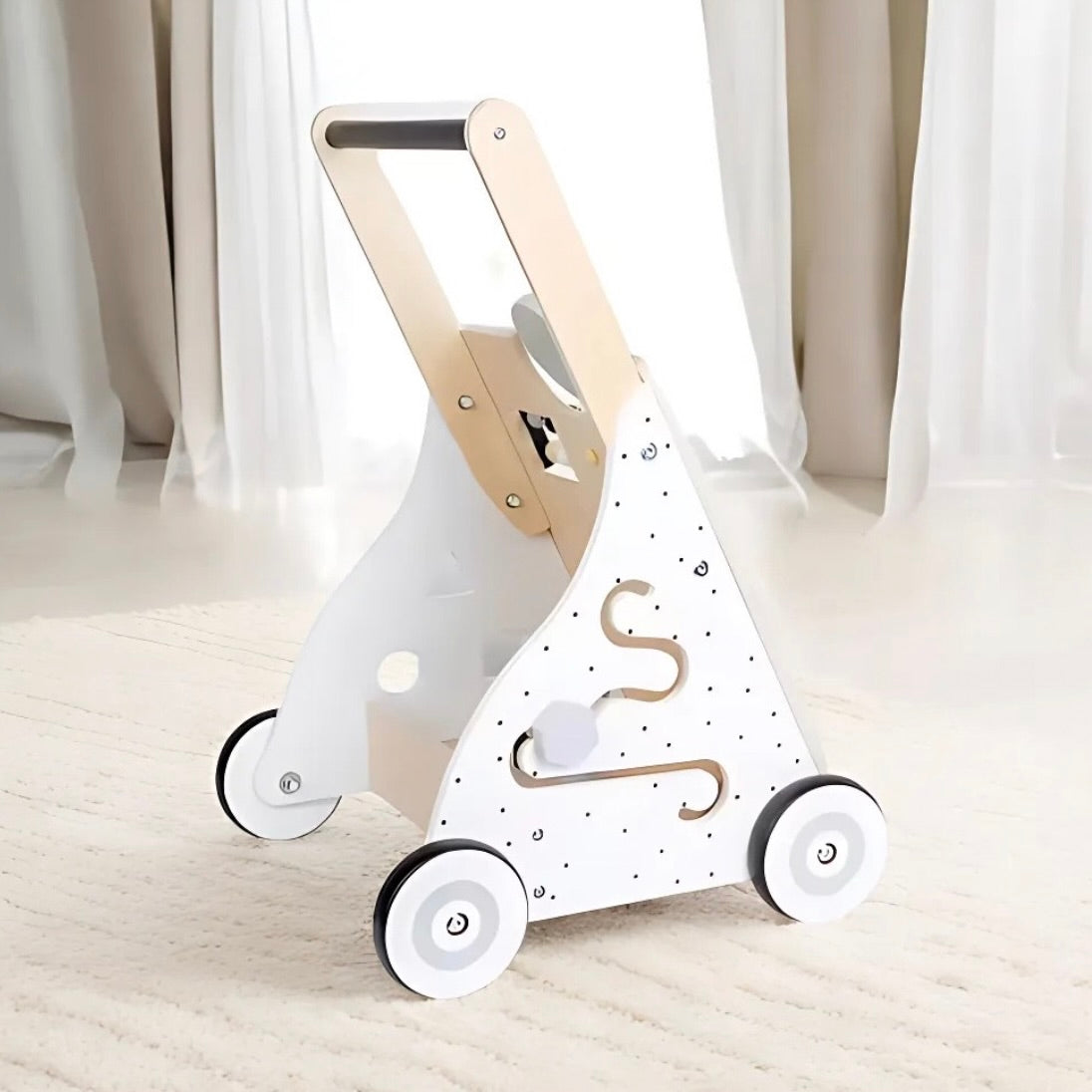 CHARIOT D’ÉVEIL MULTIFONCTION – JOUET MONTESSORI 2 & 3 ANS