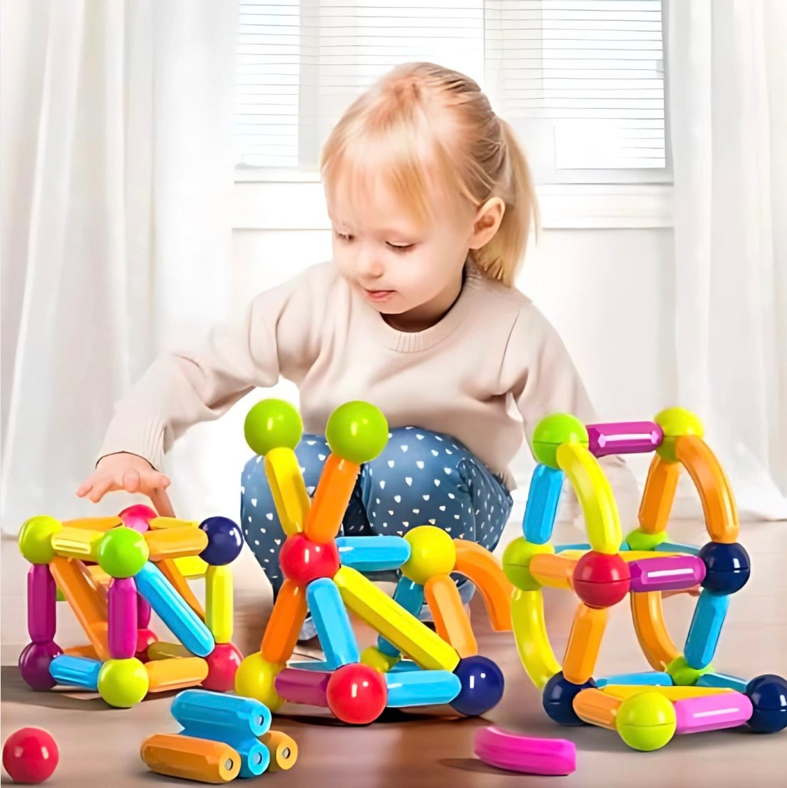 MAGNÉTIQUE DE CONSTRUCTION MONTESSORI