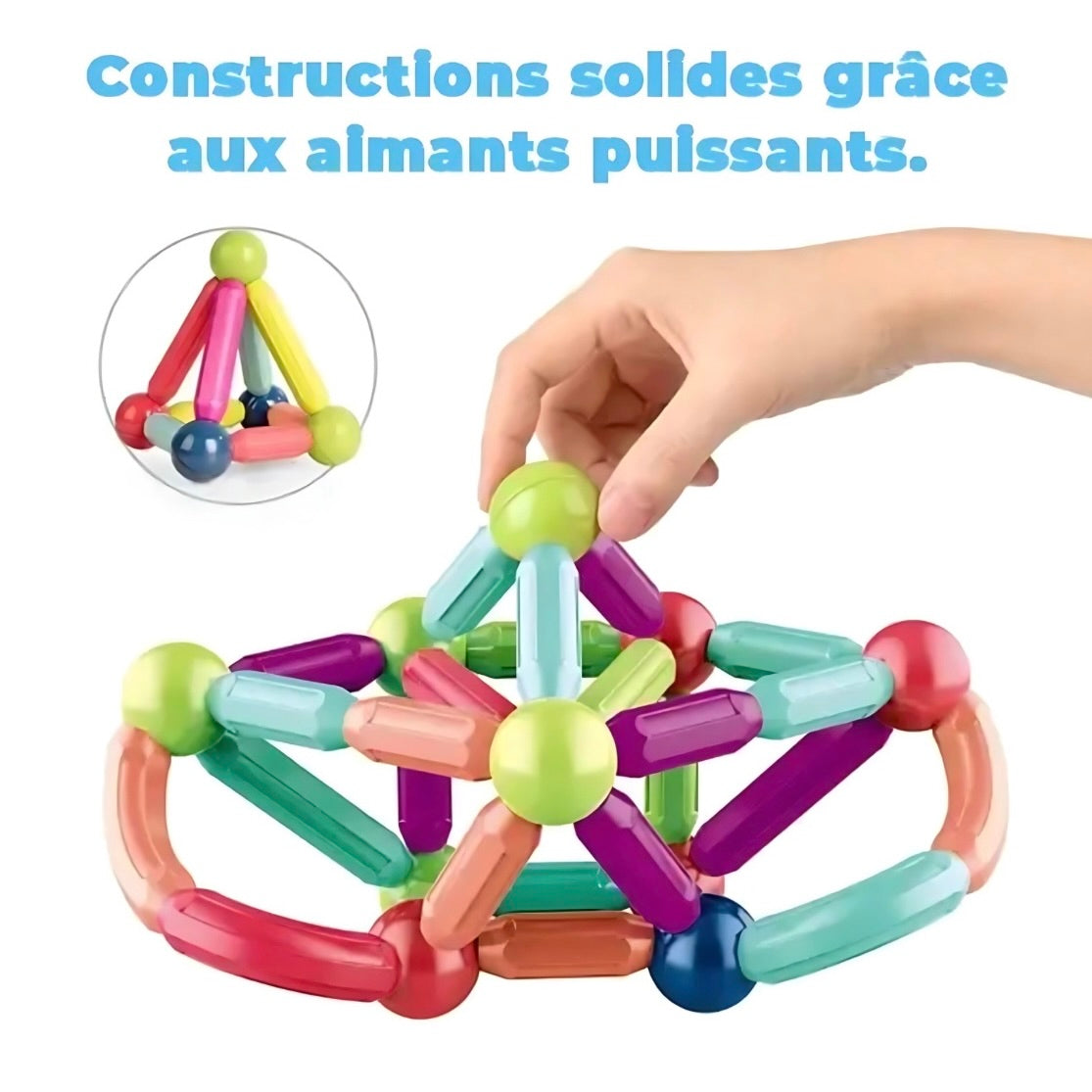 MAGNÉTIQUE DE CONSTRUCTION MONTESSORI