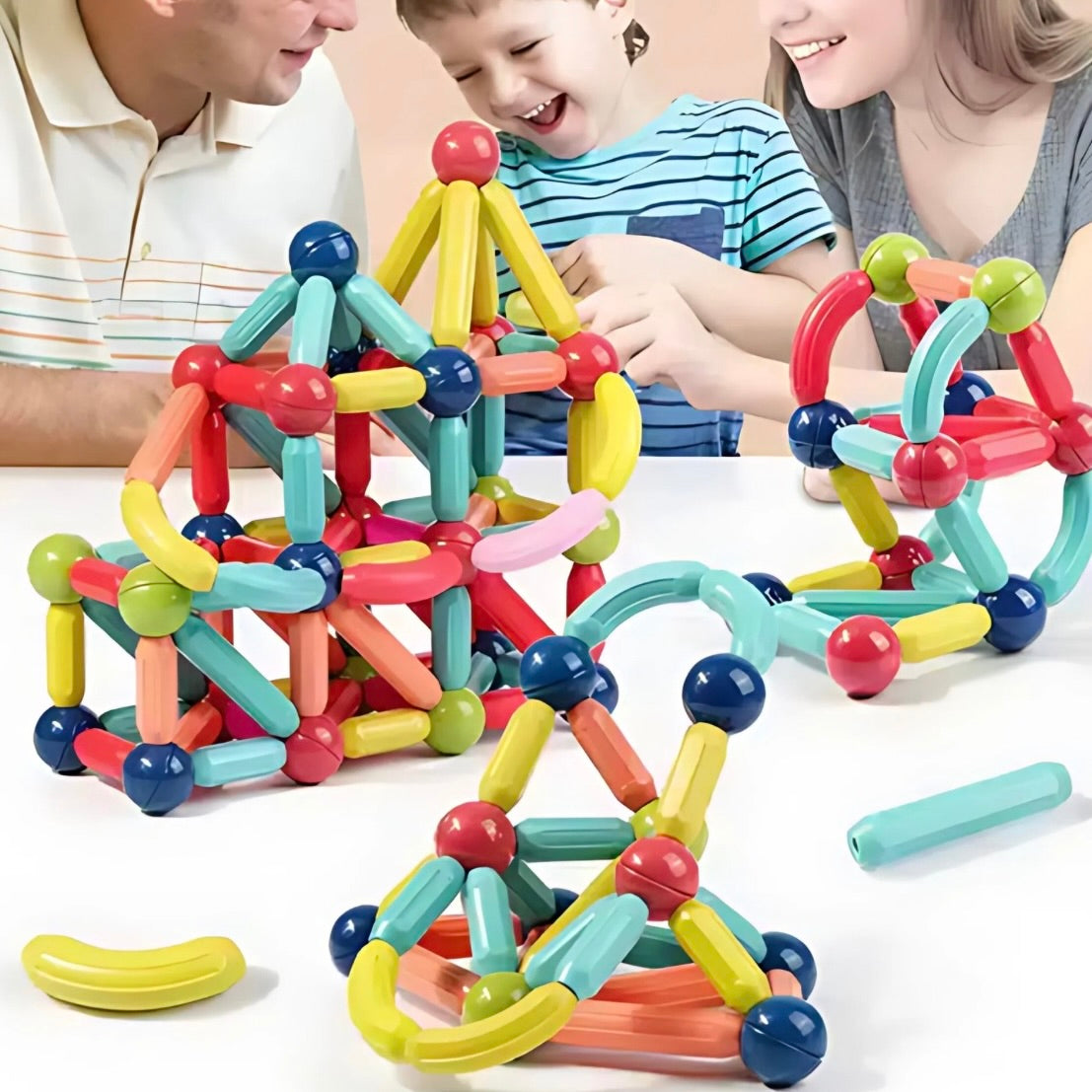MAGNÉTIQUE DE CONSTRUCTION MONTESSORI