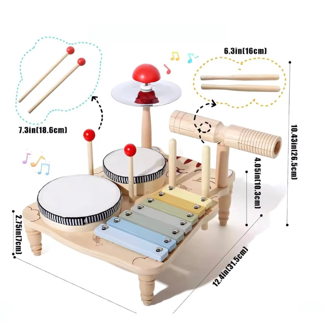 SET MUSICAL À TAMBOUR MONTESSORI