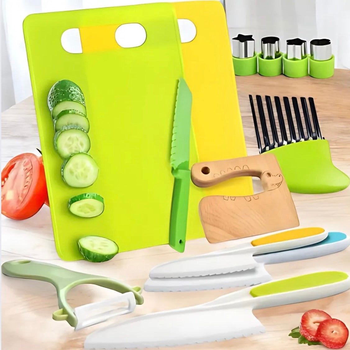 KIT DE CUISINE MONTESSORI – JOUET MONTESSORI 3 & 4 ANS – AUTONOMIE & MANIPULATION