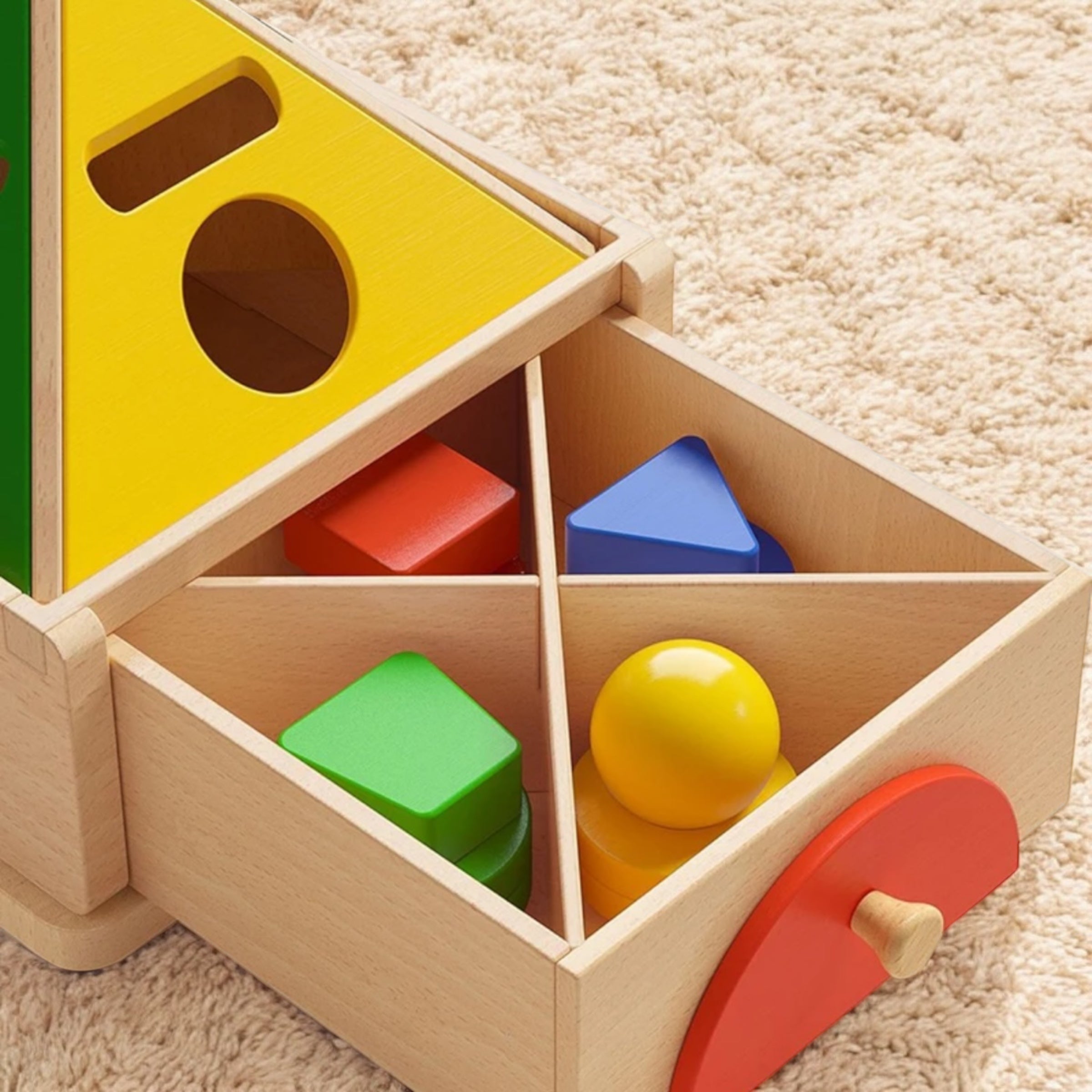 BOITE À FORMES TRIANGULAIRE MONTESSORI