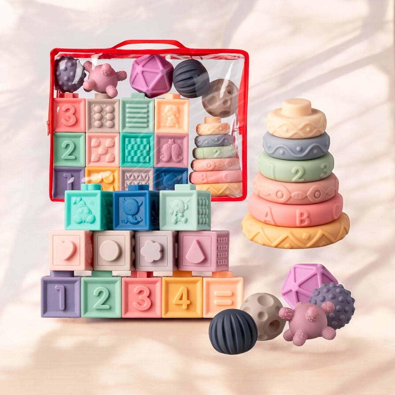 LOT D’USTENSILES D’ÉVEIL – JOUET MONTESSORI 2 ANS