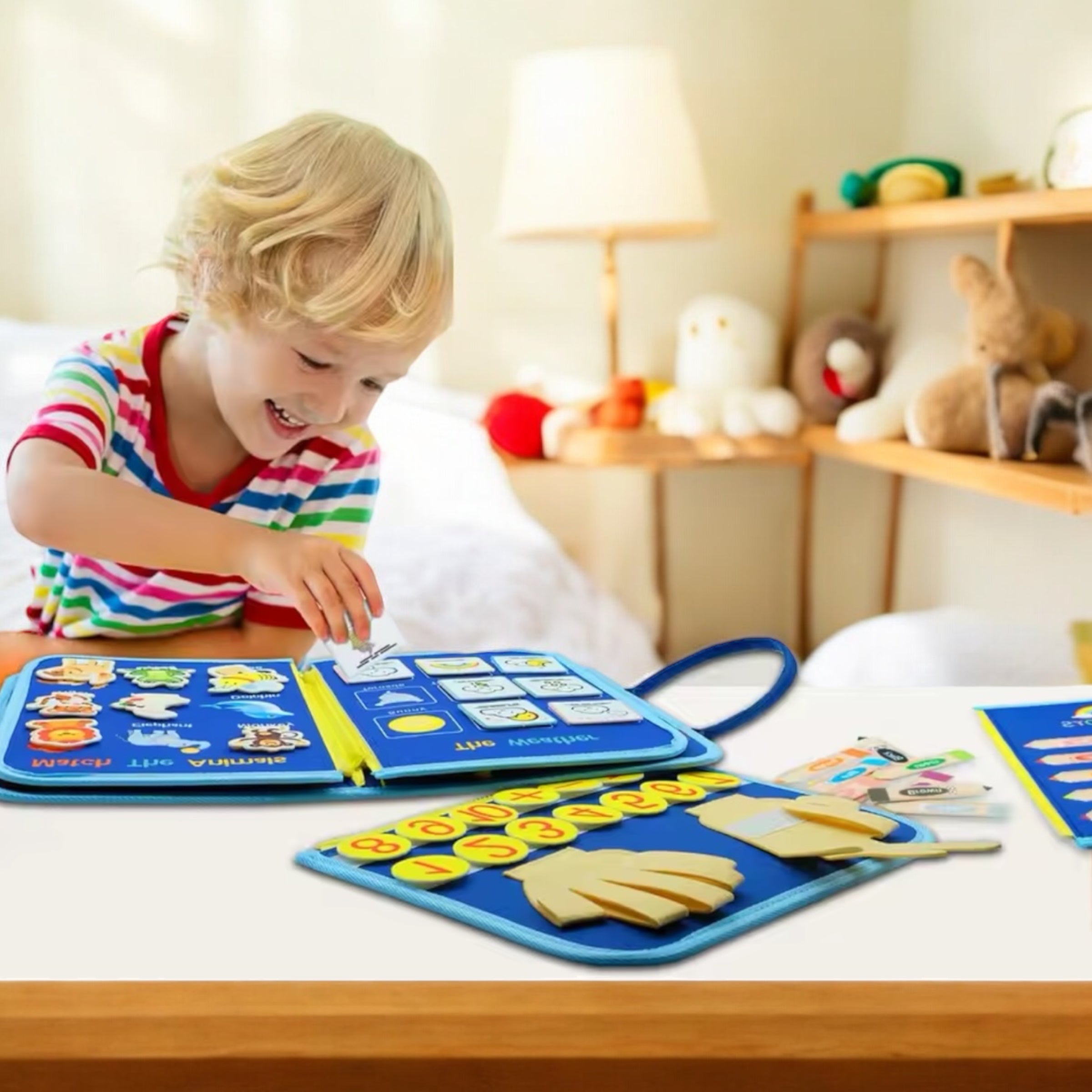 MALLETTE DE JEUX ÉDUCATIFS – JOUET MONTESSORI 3 ANS