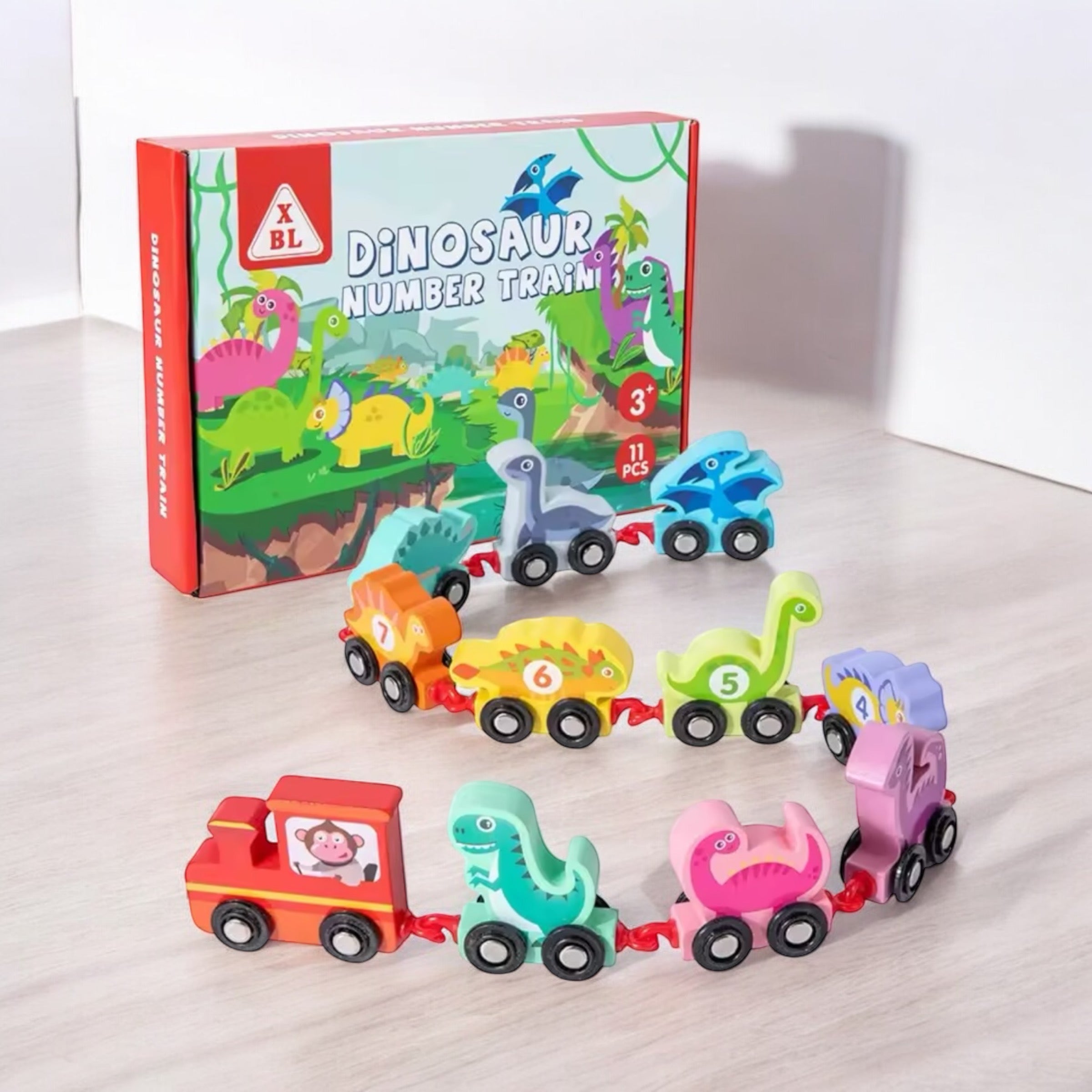 TRAIN MAGNÉTIQUE ÉDUCATIF – JOUET MONTESSORI 2 & 3 ANS